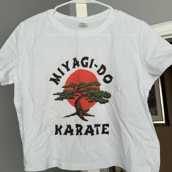 Source Unknown Tops - Miyagi-Do Karate White T-Shirt
